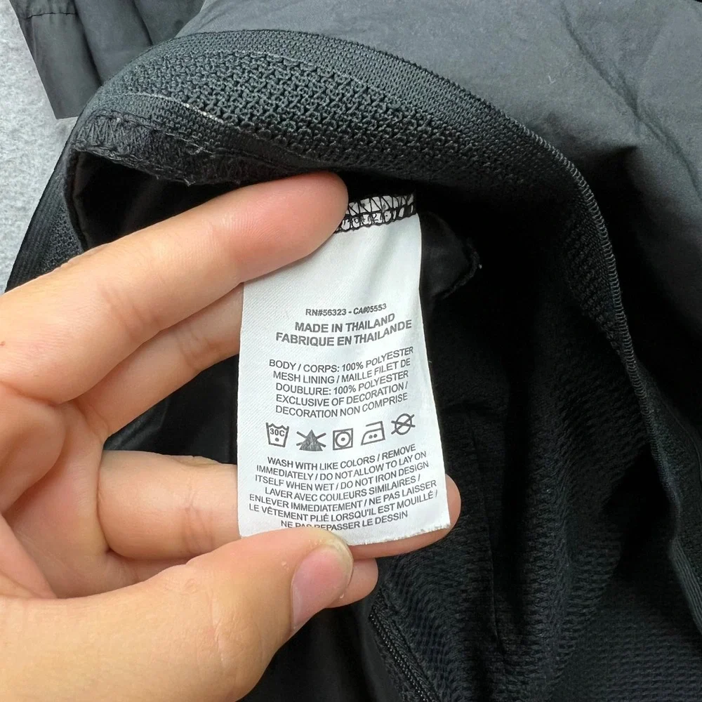 Nike Muskogee Roughers Quarter Zip Windbreaker Men XXL Black Short Sleeve Jacket